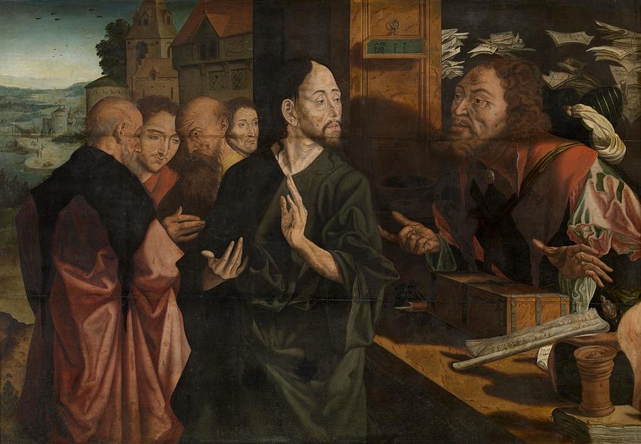 'The Calling of St. Matthew' - Caravaggio