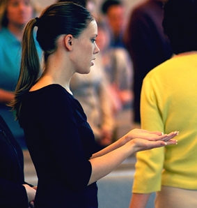 Woman Taking Cookie