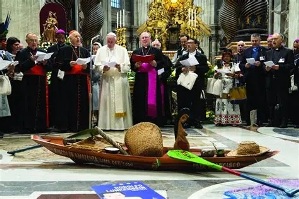 Bergoglio-Francis Worships Pachamama
